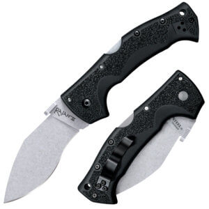 Cold Steel CS27DT Recon 1 Micro 2″ Folding Tanto Plain Stonewashed 4034 SS Blade/ Black Griv-Ex Handle Includes Pocket Clip