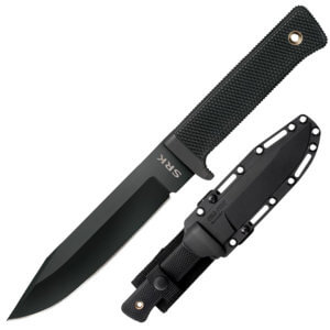 Cold Steel CS29ATS Voyager Large 4″ Folding Tanto Serrated Stonewashed AUS-10A SS Blade/5.25″ Black Textured Griv-Ex w/Aluminum Liners Handle Includes Belt Clip