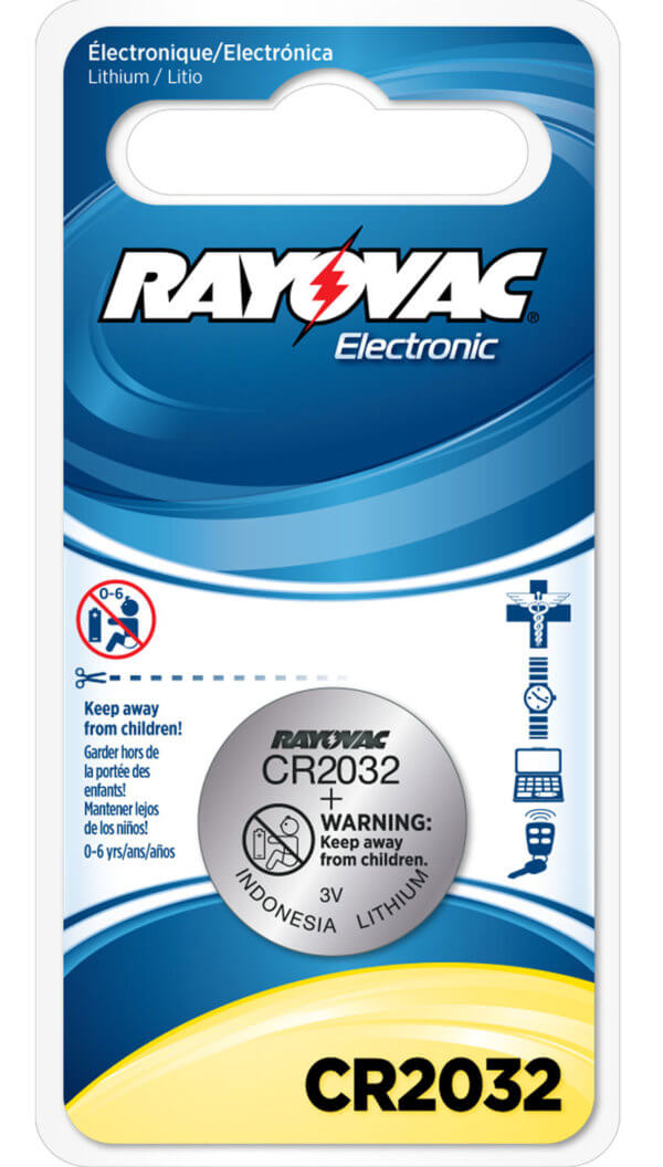 Rayovac RL123A2 CR123A  3V Li-Ion 1500 mAh 2 Pack