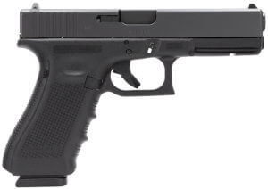 Glock PG3150201 G31 Gen4 357 Sig 4.49″ 10+1 Black Steel Slide Black Interchangeable Backstrap Grip Fixed Sights