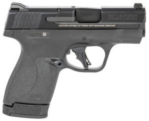Smith & Wesson 13249 M&P Shield Plus *MA Compliant 9mm Luger 3.10″ Barrel 10+1 Black Polymer Frame & Grip Armornite Stainless Steel Slide No Manual Safety & 10Lb. Trigger Pull
