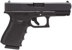 Glock PI2350203 G23 Gen3 Compact 40 S&W 4.02″ Barrel 13+1 Black Frame & Slide Safe Action Trigger