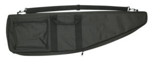 Bob Allen 79008 Max-Ops Tactical Rifle Case Water Resistant Black Polyester with Foam Padding Storage Pocket Self Healing Zippers & Webbed Handles 42″ x 11″ x 2.25″ Exterior Dimensions