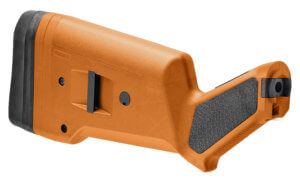 Magpul MAG490-ORG SGA Shotgun Stock Orange Synthetic for Mossberg 500 590 590A1 Ambidextrous Hand