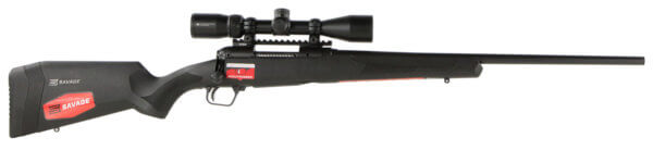 Savage Arms 57311 110 Apex Hunter XP 6.5×284 Norma 3+1 24″ Matte Black Metal Synthetic Stock Vortex Crossfire II 3-9x40mm Scope