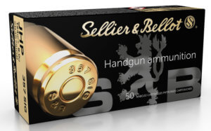 Sellier & Bellot SB357SIGB Handgun 357 Sig 124 GR Jacketed Hollow Point (JHP) 50rd Box