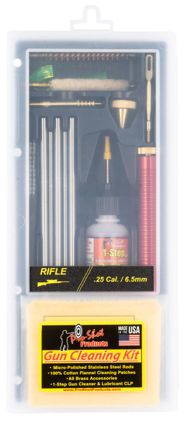 Pro-Shot R2565KIT Classic Box Kit .25/ 6.5mm Cal Rifle/Black Plastic Case