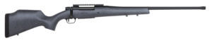 Mossberg 28102 Patriot Long Range Hunter 300 Win Mag Caliber with 3+1 Capacity 24″ Threaded/Fluted Barrel Matte Blued Metal Finish & Sniper Gray Fixed Monte Carlo Stock Right Hand (Full Size)