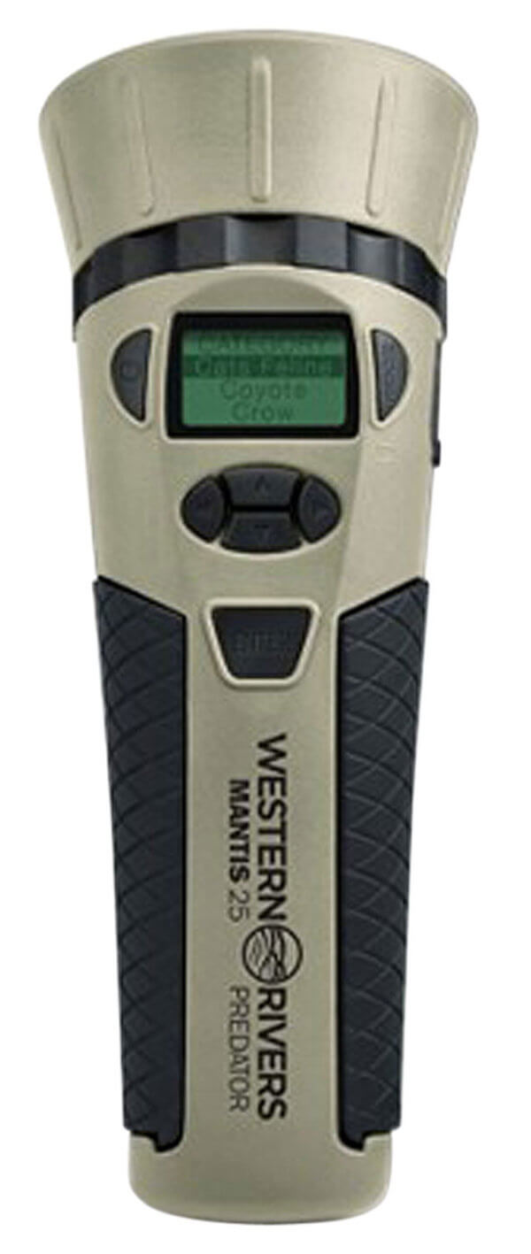 Western Rivers WRC-GC25-PDT Mantis 25 Electronic Call Multiple Sounds Attracts Predators Brown Plastic