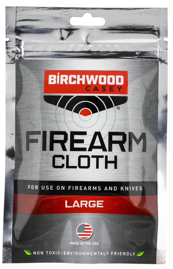 Birchwood Casey RLREM Rust & Lead Remover  Treated Tan Cloth 11″ x 14″