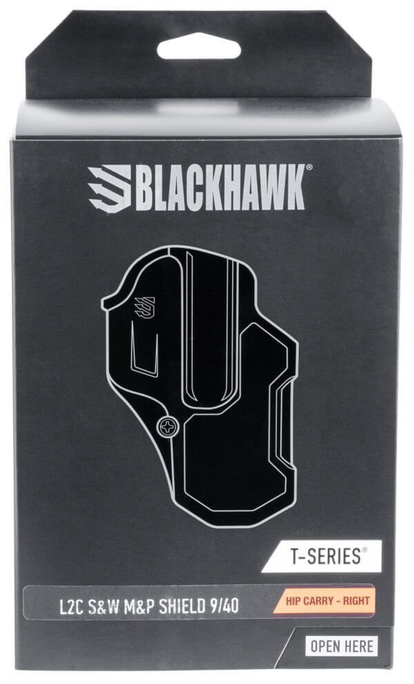 DeSantis Gunhide 042KA8BZ0 Facilitator OWB Black Kydex Belt Slide Fits Glock 43/43X Right Hand