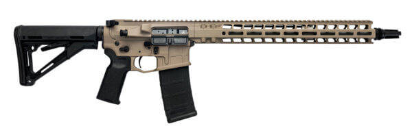 Radian Weapons R0540 Model 1  223 Wylde 30+1 16″ Threaded 416R Stainless Steel Barrel  7075 Aluminum Upper & Lower Receivers  Extended Handguard w/Magpul M-Lok  Flat Dark Earth Cerakote  Magpul Pistol Grip & Collapsible Stock  Ambidextrous Controls