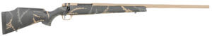 Weatherby MAM05N653WR8B Mark V Accumark LTD 6.5-300 Wthby Mag Caliber with 3+1 Capacity  28″ Barrel  Burnt Bronze Cerakote Metal Finish & Gray/Brown Accent Black Fixed Monte Carlo Stock Right Hand (Full Size)
