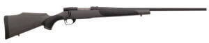 Weatherby VGT65PPR4O Vanguard  6.5 PRC Caliber with 3+1 Capacity  24″ Barrel  Matte Blued Metal Finish & Gray with Black Panels Fixed Monte Carlo Griptonite Stock Right Hand (Full Size)