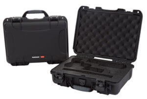 Nanuk 9356UP1 935 6 Up Pistol Case Black Polymer with Closed-Cell Foam Padding 22″ L x 14″ W x 9″ H Interior Dimensions
