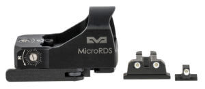 Meprolight USA 88070504 MicroRDS  Black  23x17mm 3 MOA Red Dot Reticle Illuminated S&W M&P Full Size Non Optics Ready