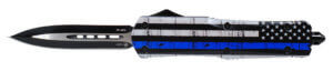 Woox BU.KNF001.02 Rock 62 4.25″ Fixed Plain Black Mil-Spec Sleipner Steel Blade Checkered Walnut Handle