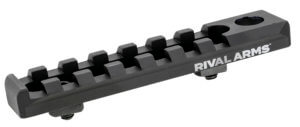 Rival Arms RA92ML09A Accessory Mount 9-Slot Picatinny Rail Mount Black Steel