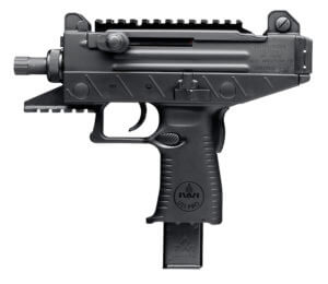 IWI US UPP9ST Uzi Pro 9mm Luger Caliber with 4.50″ Threaded Barrel 25+1 Capacity Black Metal Finish Black Polymer Grip Right Hand