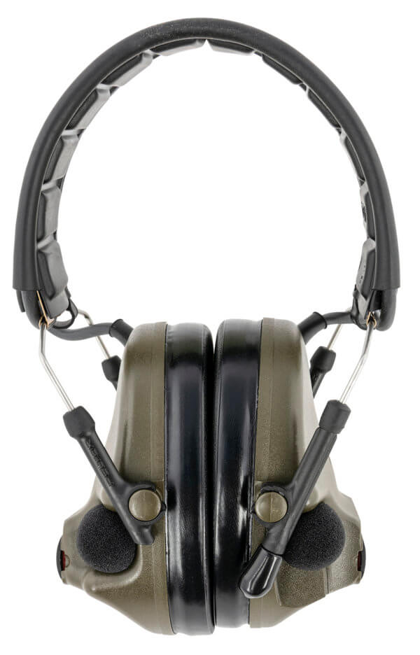 Peltor MT20H682FB09GN ComTac V Hearing Defender Headset 23 dB Over the Head OD Green/Black Adult 1 Pair