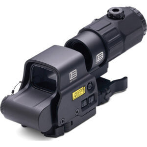 Eotech HHSV HHS V EXPS3-4 & G45 Magnifier Black Anodized 1 x 5x 4 x 1 MOA Red Dot/ 68 MOA Red Ring