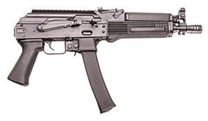 Kalashnikov USA KR103AW KR-103 7.62x39mm Caliber with 16.33″ Barrel 30+1 Capacity Black Metal Finish Amber Wood Stock Black Polymer Grip Right Hand