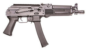 Kalashnikov USA KR103AW KR-103 7.62x39mm Caliber with 16.33″ Barrel 30+1 Capacity Black Metal Finish Amber Wood Stock Black Polymer Grip Right Hand