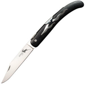 Cold Steel CS20KPL Kiridashi 2.50″ Folding Sheepsfoot Plain 4116 Stainless Steel Blade/Black Griv-Ex Handle Includes Pocket Clip