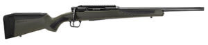 Savage Arms 57653 Impulse Hog Hunter 308 Win 4+1 Matte Black 18″ Threaded Barrel/Rec Matte OD Green Fixed AccuStock with AccuFit Includes Detachable Box Mag
