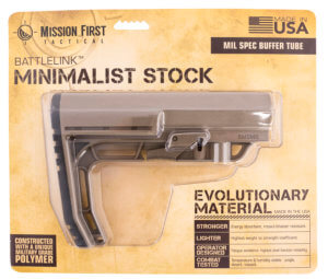 Mission First Tactical BMSMIL-SDE Battlelink Minimalist Mil-Spec Stock Scorched Dark Earth Synthetic