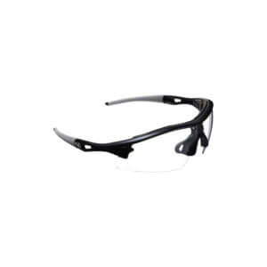Allen 2384 Guardian Shooting Glasses Adult Clear Lens Anti-Scratch Polycarbonate Black Frame