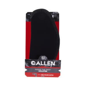 Allen 44601 Inside The Pants Size 01 IWB Black Ultrasuede Fabric Fits Medium Frame Autos Belt Clip Mount Right Hand