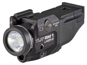Streamlight 69446 TLR RM 1 Weapon Light w/Laser Rifle 140/500 Lumens White LED/Red Laser Black Anodized Aluminum 140 Meters Beam