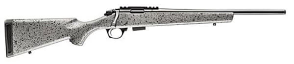 Bergara Rifles BMR001 BMR 22 LR 5+1 18″ Threaded Barrel Matte Blued Black Speckled Tactical Gray Stock