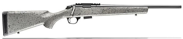 Bergara Rifles BMR005 BMR  Full Size 17 HMR 5+1/10+1 20 Matte Blued Steel Threaded Barrel & Drilled & Tapped Steel Receiver  Fixed Gray/Black Speckled Synthetic Stock”
