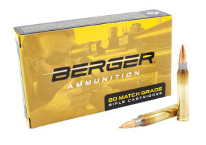 Berger Bullets 23020 Target Rifle 223 Rem 73 gr Boat-Tail (BT) 20rd Box