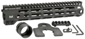 Midwest Industries MIG4M105 Tactical G4M Handguard AR-15 Black Hardcoat Anodized Black 10.5″ 6061-T6 Aluminum M-LOK