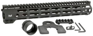 Midwest Industries MIG4M12625 Tactical G4M Handguard AR-15 Black Hardcoat Anodized Black 12.6″ 6061-T6 Aluminum M-LOK
