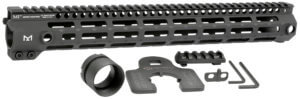Midwest Industries MIG4M15 Tactical G4M Handguard AR-15 Black Hardcoat Anodized Black 15′ 6061-T6 Aluminum M-LOK