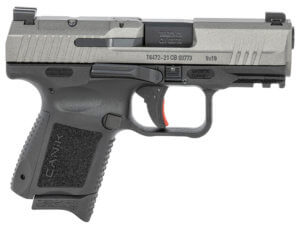 Canik HG6597TN TP9 Elite Subcompact 9mm Luger 3.60″ 12+1 Black Tungsten Gray Cerakote Steel Slide Black Interchangeable Backstrap Grip