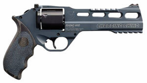 Chiappa Firearms 340314 Rhino 60DS Gen II 9mm Luger 6rd 6″ Kobalt Kinetics Slate Cerakote Frame & Barrel Black Cylinder Gray & Black Laminate Grip