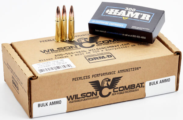 Wilson Combat A300HMR135HB Centerfire Rifle 300 HAM’R 135 gr 2450 fps Speer HAM’R Bonded 20rd Box