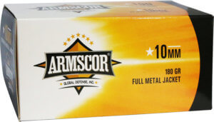 Armscor 50440 Pistol Value Pack 10mm Auto 180 gr Full Metal Jacket (FMJ) Value Pack 100rd Box