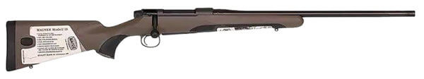 Mauser M18S308T M18 Savanna 308 Win Caliber with 5+1 Capacity 22″ Threaded Barrel Black Metal Finish & Brown Fixed Stock Right Hand (Full Size)