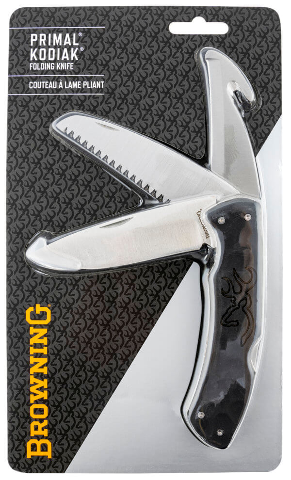 Cold Steel CS20NPM1 Ranch Boss II 4″ Folding Plain SK-5 Steel Blade/Faux Sawed Bone Handle Includes Sheath