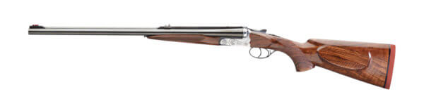 Rizzini USA 7001470 Rhino Express  470 Nitro Express 2rd 23″ Chrome Lined Barrels  Steel Frame & Receiver w/Dangerous Big Game Engraved Coin Finish  Turkish Walnut Stock w/Beavertail Forend  Double Trigger w/Engraved Trigger Guard Includes ABS Case