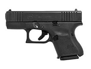 Glock UA275S201 G27 Gen5 40 S&W 3.43″ 9+1 Black Polymer Frame Black nDLC Steel with Front Serrations Slide Black Interchangeable Backstrap Grip Fixed Sights