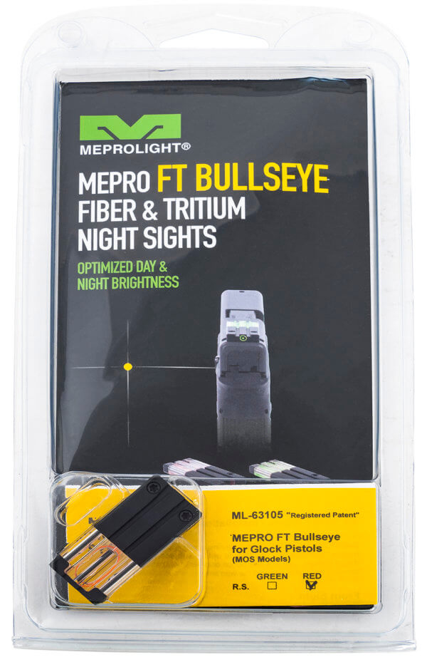 Meprolight USA 101103201 Tru-Dot  Black | Green Tritium Front Sight Yellow Tritium Rear Sight Set