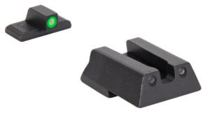 Meprolight USA 415453131 Hyper-Bright Black | Green Tritium with Orange Outline Front Sight Green Tritium with Black Outline Rear Sight Set