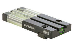 Meprolight USA 632213108 FT Bullseye Front Sight  Black | Green Tritium/Fiber Optic
